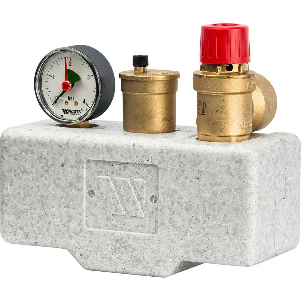 Группа безопасности в теплоизоляции Watts KSG 30/25M-ISO2 (до 200 кВт)