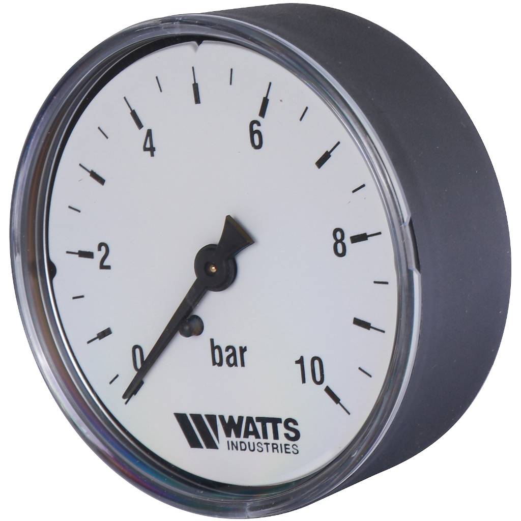 Манометр аксиальный WATTS нр 63 мм 1/4 давление 10 бар