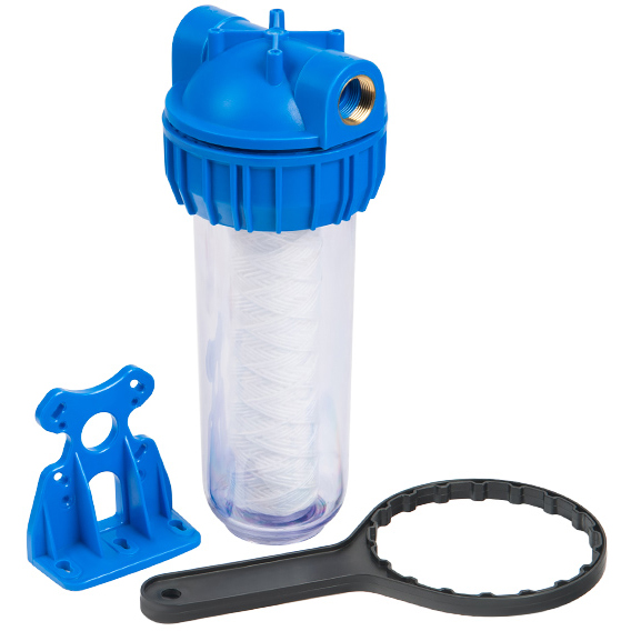 11866 UNIPUMP Колба 10" CFC-10K (резьба 3/4") с картриджем SC-10W (5мкм)