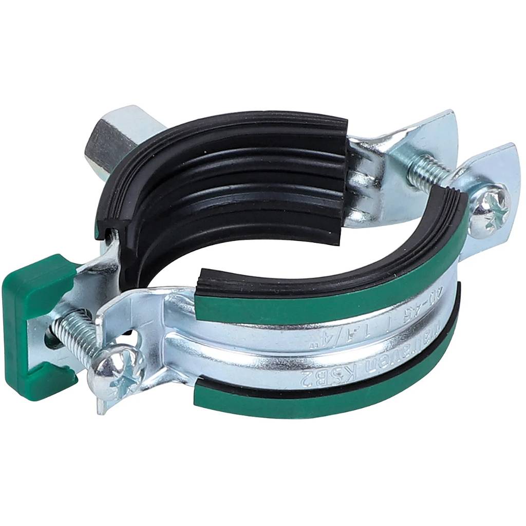 KSB2 Хомут оцинкованный с epdm M8/10  31-35мм