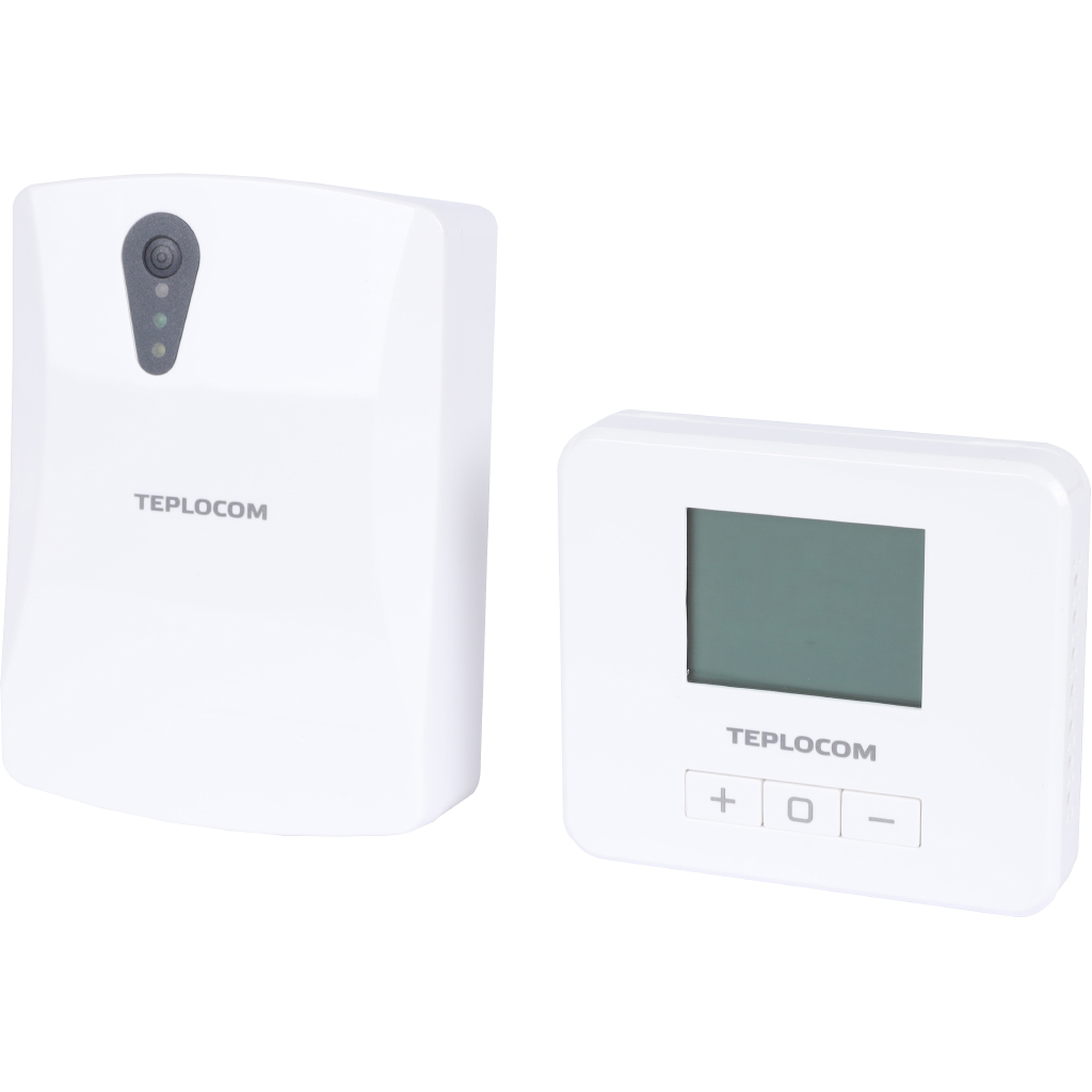 Термостат комнатный Teplocom TS-2AA/3A-RF, беспроводной, реле 250В, 3А