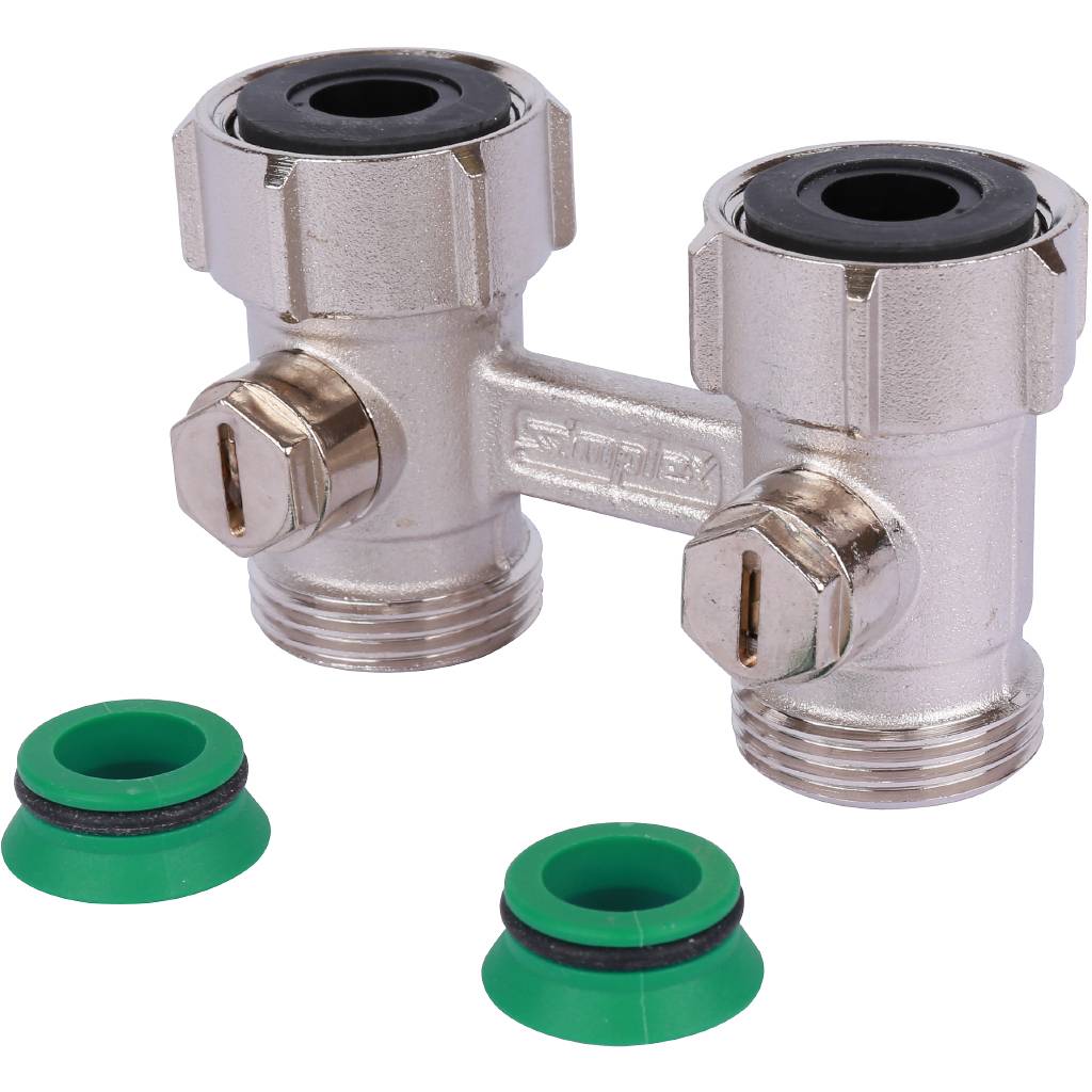 Узел нижнего подключения Exclusive Line D2/50 прямой, 3/4x3/4" c конусными вставками 3/4"