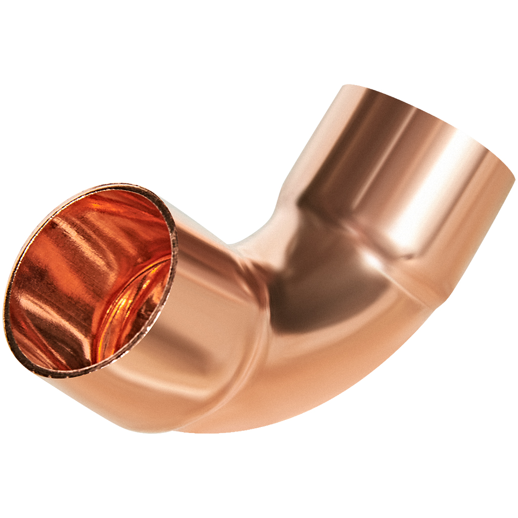 JT-15002A18E JINTIAN отвод 90° ВП-ВП, медь 18, для медных труб под пайку