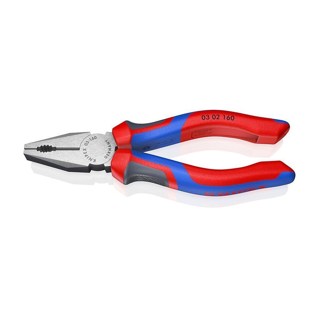 Плоскогубцы KNIPEX комбинированные, 160 мм, фосфатированные, 2-комп ручки