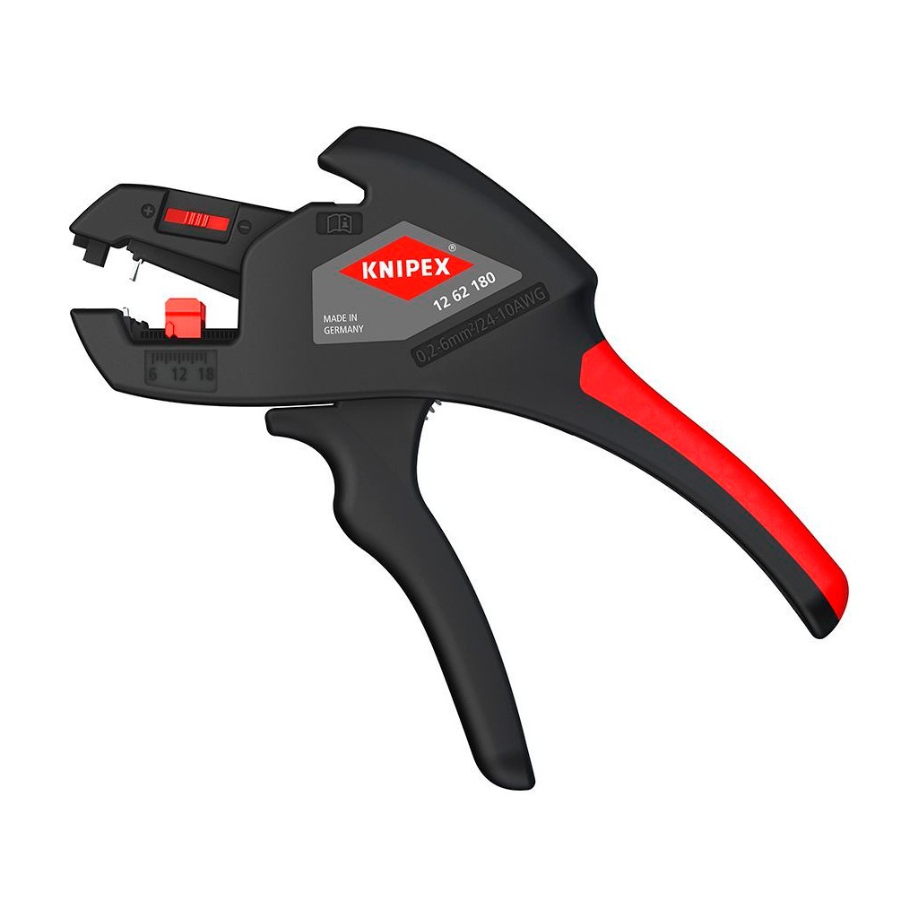 Стриппер KNIPEX ComStrip автоматический, диаметр 0.2-6 мм2 AWG 24-10, 180 мм