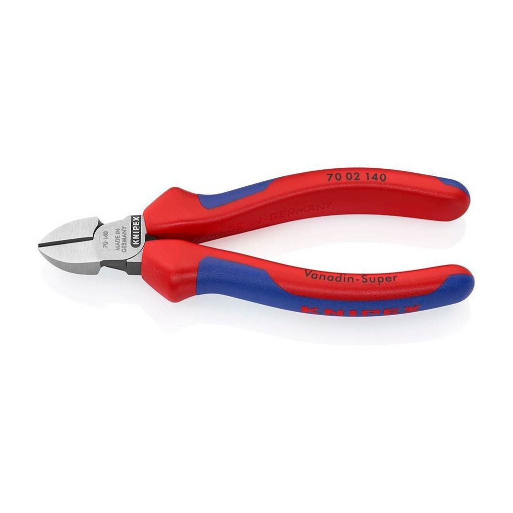 Бокорезы KNIPEX, 140 мм, фосфатированные, 2-комп ручки