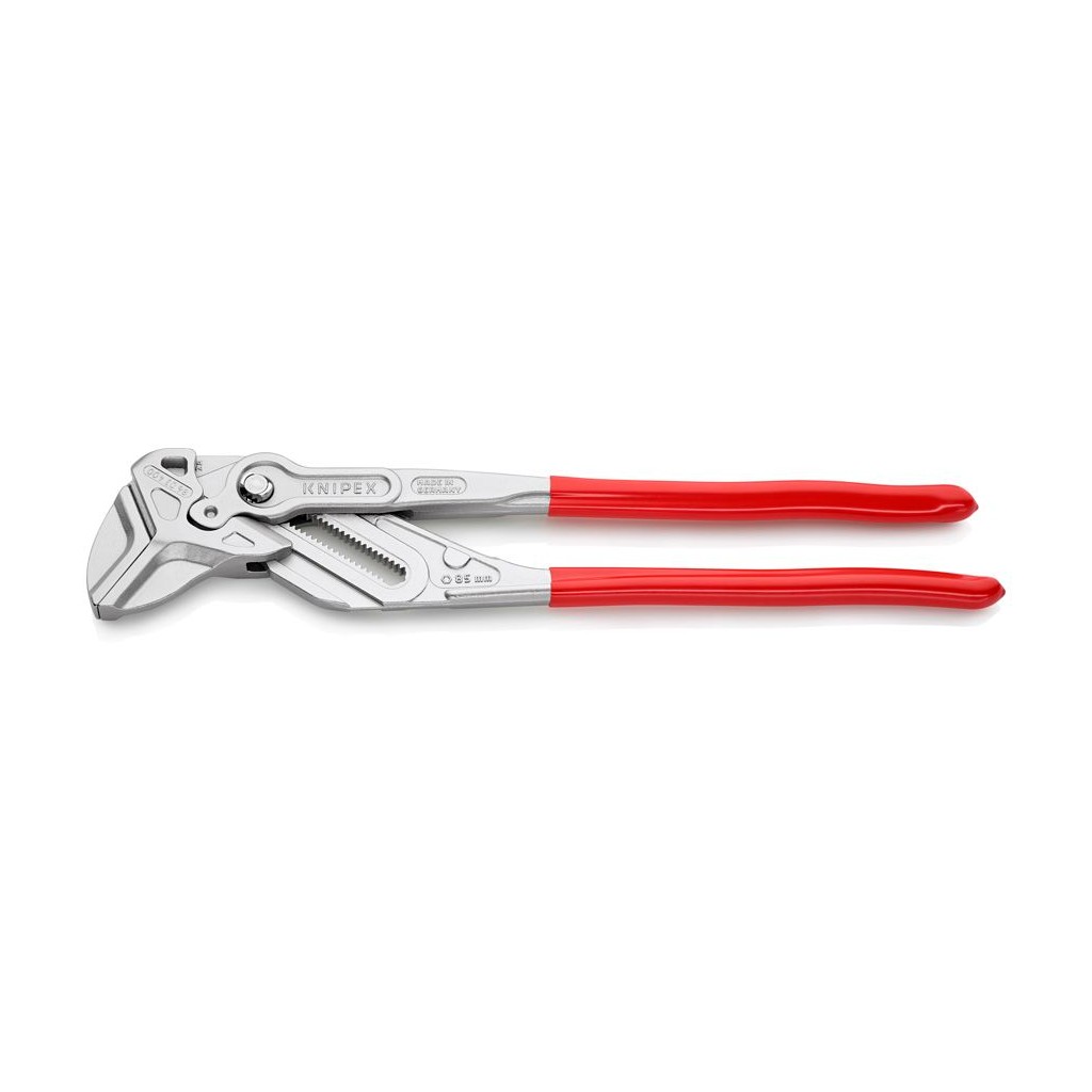 Клещи KNIPEX переставные-гаечный ключ, зев 85 мм, длина 400 мм, хром, обливные ручки