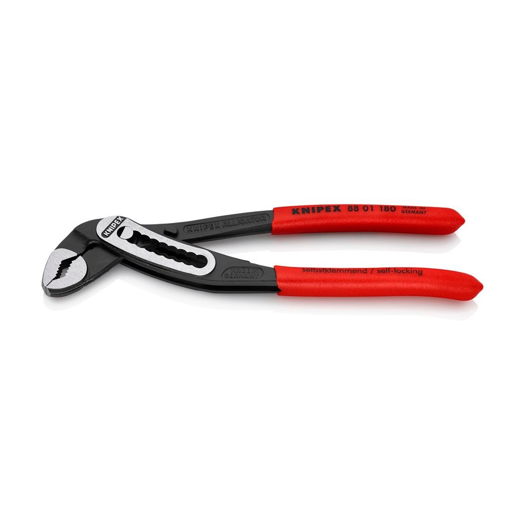 Клещи KNIPEX ALLIGATOR переставные, зев 42 мм, длин 180 мм, фосфатированные, обливные ручки