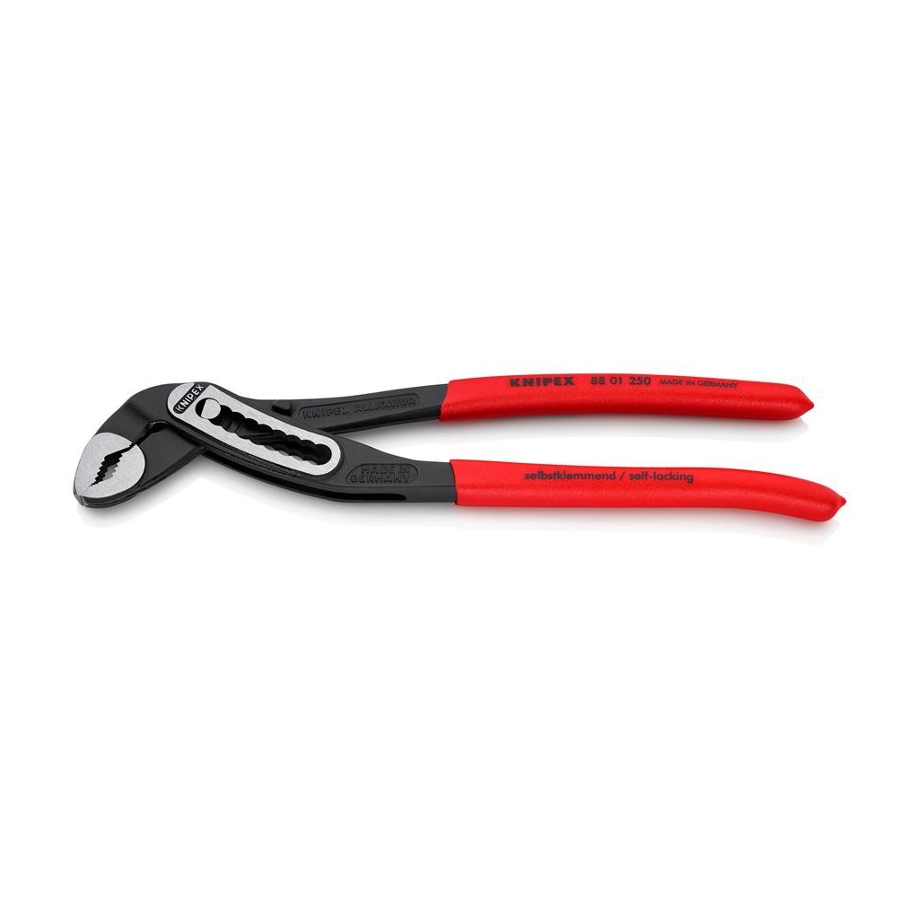 Клещи KNIPEX ALLIGATOR переставные, зев 50 мм, длина 250 мм, фосфатированные, обливные ручки