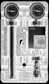 Насосная группа UK без смесителя, с насосом Grundfos UPM3 Hybrid 32-70* 1 1/4
