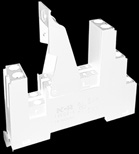 Колодка реле 14F08-E, 8pin на DIN-рейку с пластиковым фиксатором