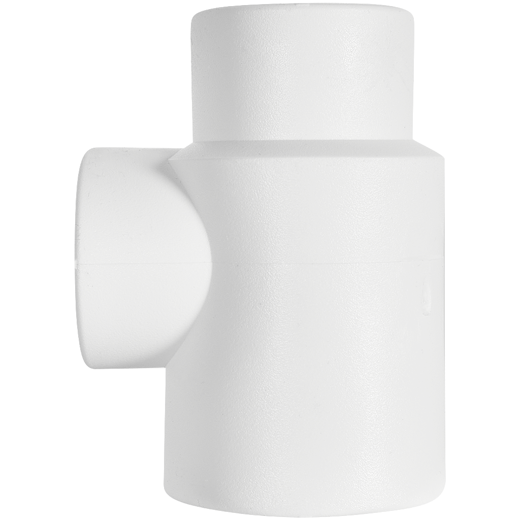 Тройник переходной Белый Pro Aqua d= 32-25-25 PP-R