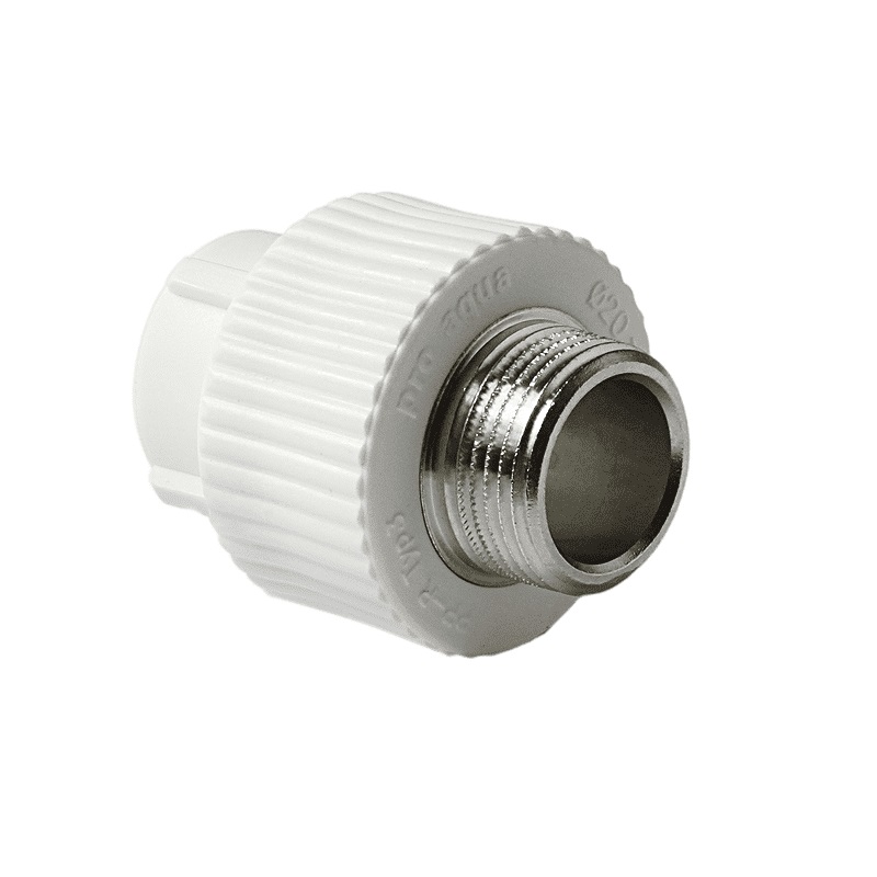 Муфта комбинированная Pro Aqua d=32-1/2 PP-R НР Белая