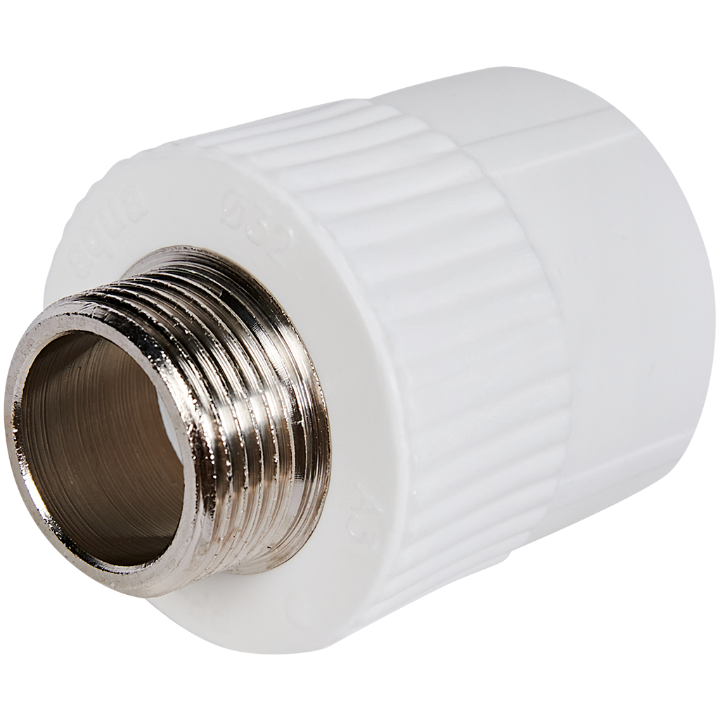 Муфта комбинированная Pro Aqua d= 32-3/4 PP-R НP Белая