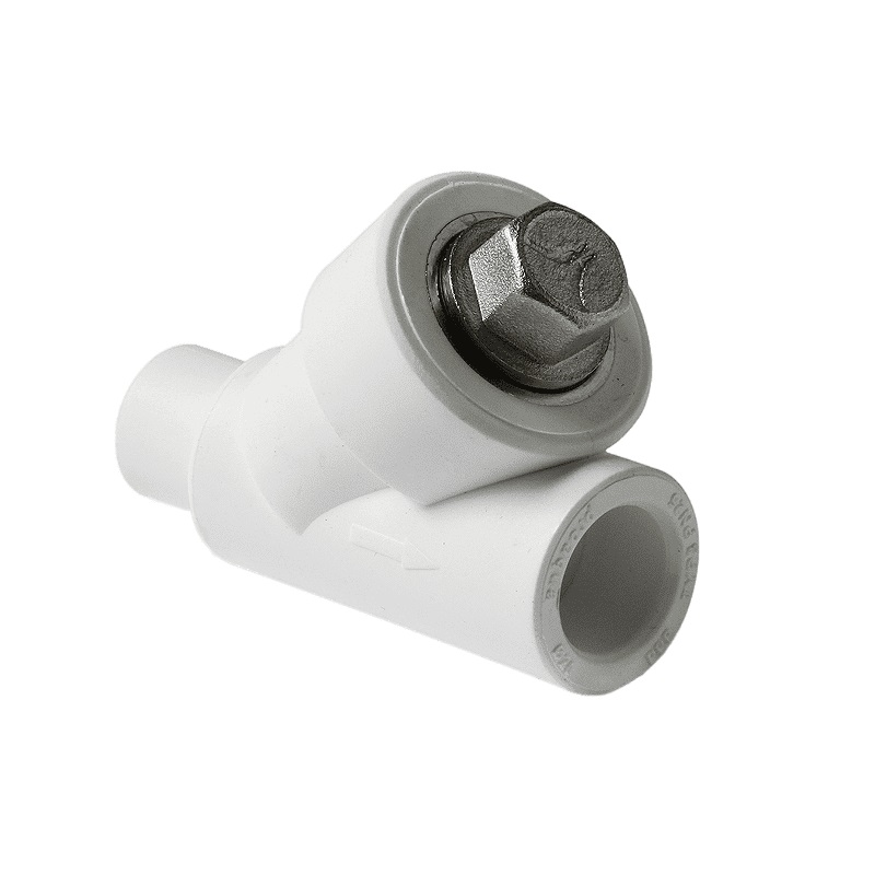 Фильтр сетчатый косой Pro Aqua d=25 PP-R Н-В Белый