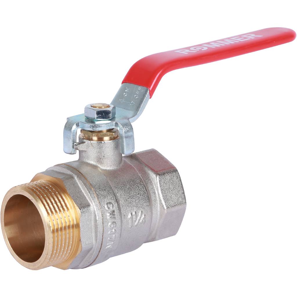 Rommer шаровой кран 1 1/4" ВН/НР, ручка рычаг RBV-0002-0210332