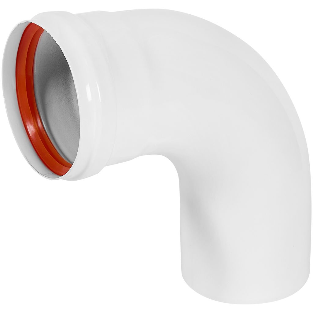 ROMMER RCA-0080-100090 Отвод D 80 угол 90гр. M/F (мама/папа) (Ver. 2)