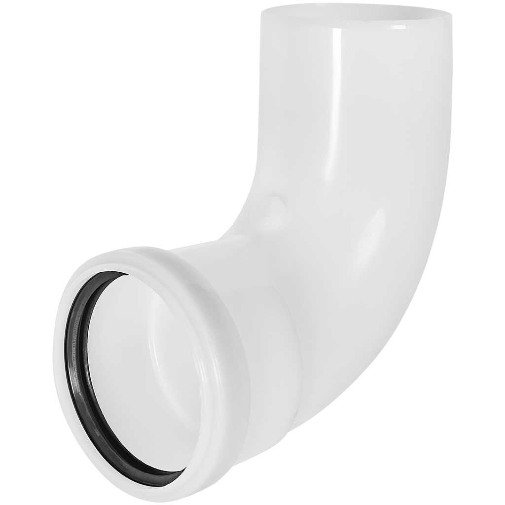 ROMMER RCA-0808-0000090 Отвод конденсационный угол 90гр. Ø80