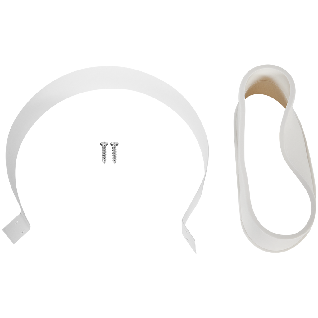 ROMMER RCA-6010-000001 Хомут комплект D100 (резиновый хомут, хомут стальн. гнутый, саморезы 2 шт.)