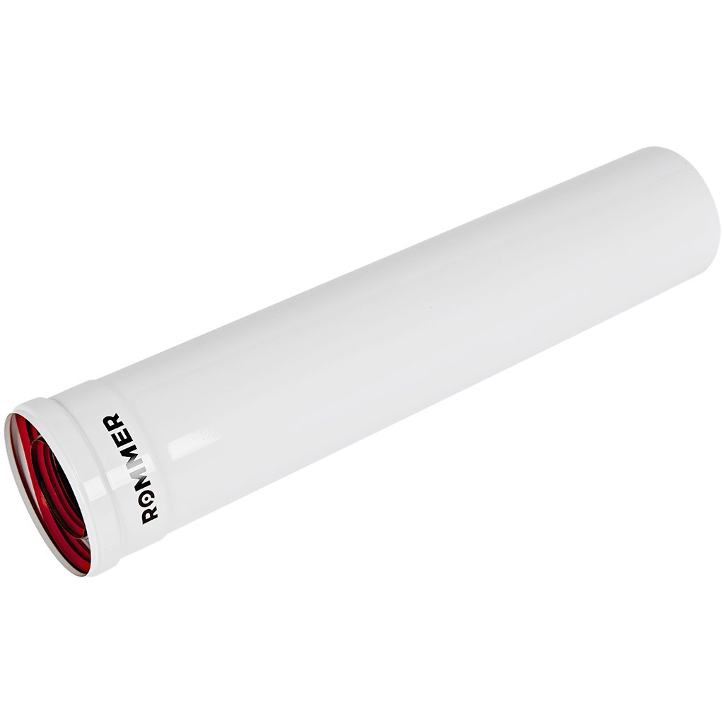 ROMMER INOX Line Удлинитель дымохода традиционный коаксиальный D60/100, L 500мм