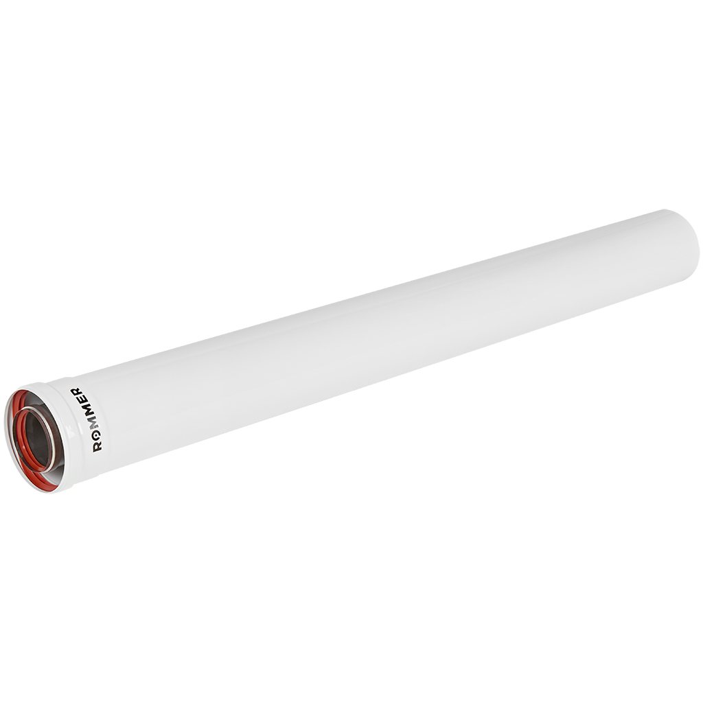 ROMMER INOX Line Удлинитель дымохода традиционный коаксиальный D60/100, L 1000мм