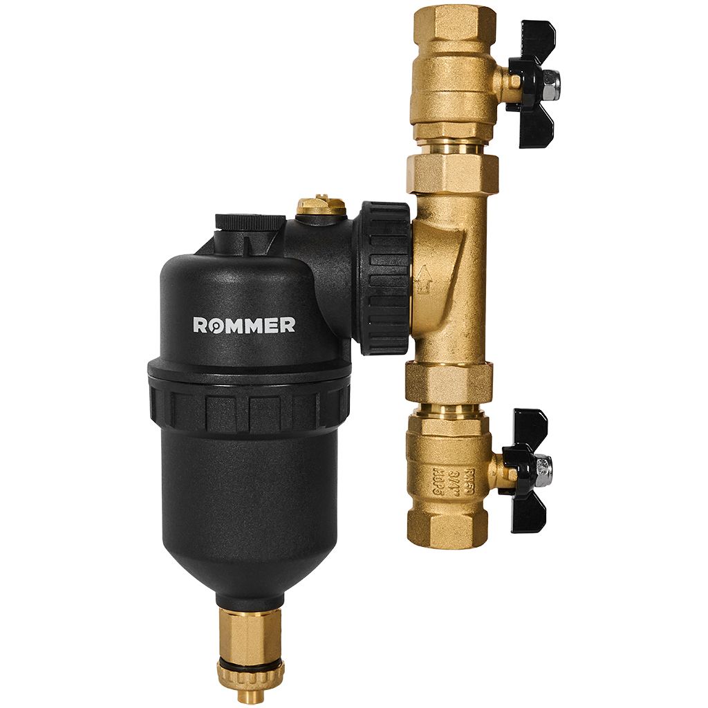 Магнитный сепаратор шлама ROMMER поворотный, ВР 3/4  корпус- композит