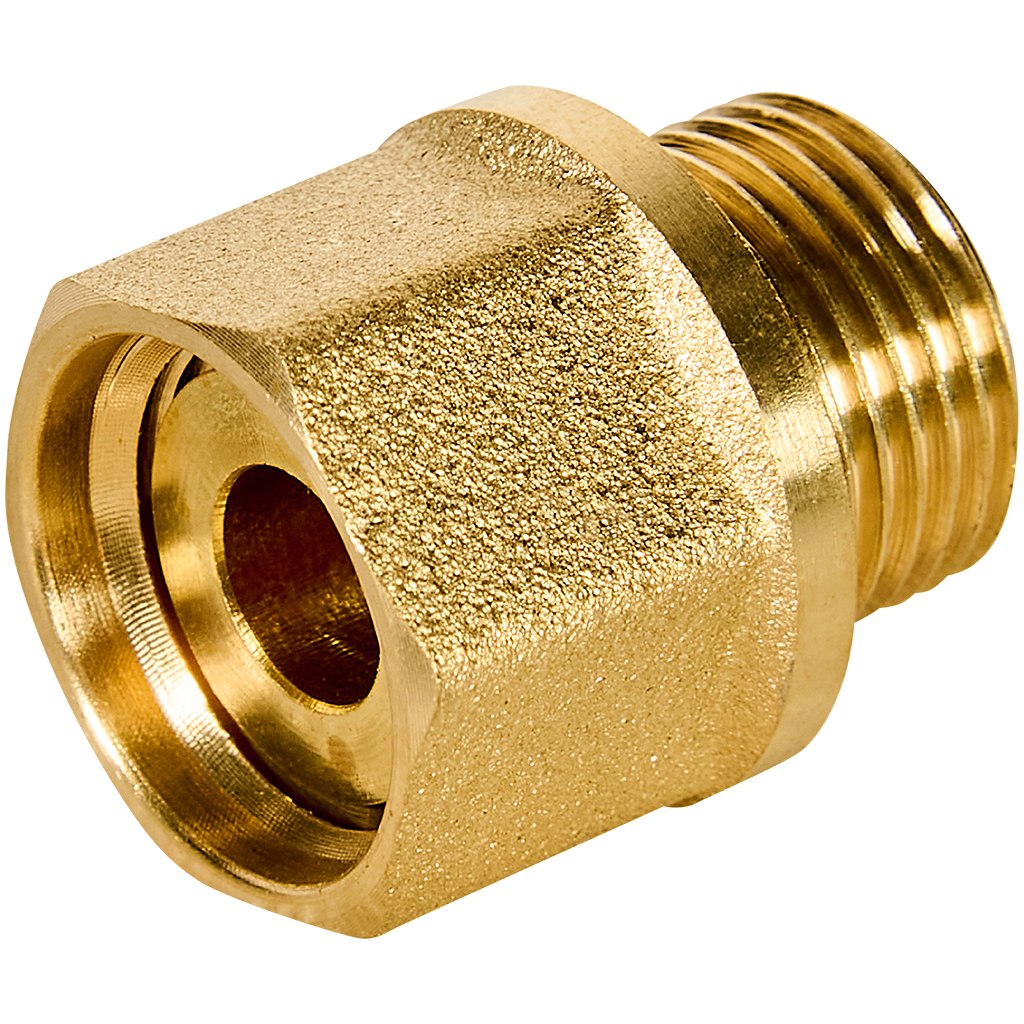RVA-0005-001010 ROMMER Клапан отсекающий, обратный, 3/8" x 3/8" (без покрытия)