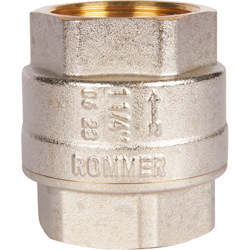 RVC-0001-000032 ROMMER 11/4  Клапан обратный пружинный муфтовый с металлическим седлом