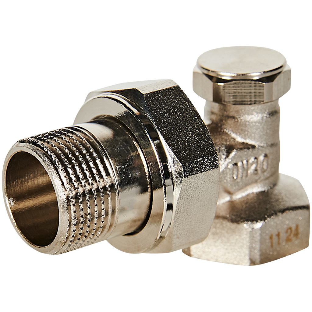 RVL-0002-100020 ROMMER Клапан запорно-балансировочный, угловой 3/4"
