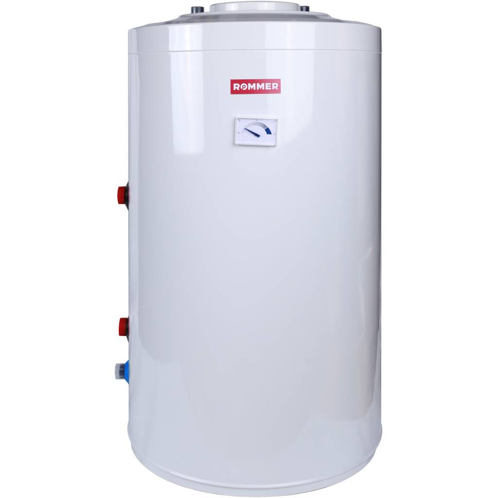 RWH-1110-000100 ROMMER бойлер косвенного нагрева напольный 100 л, 24 кВт, с возм. уст. ТЭН