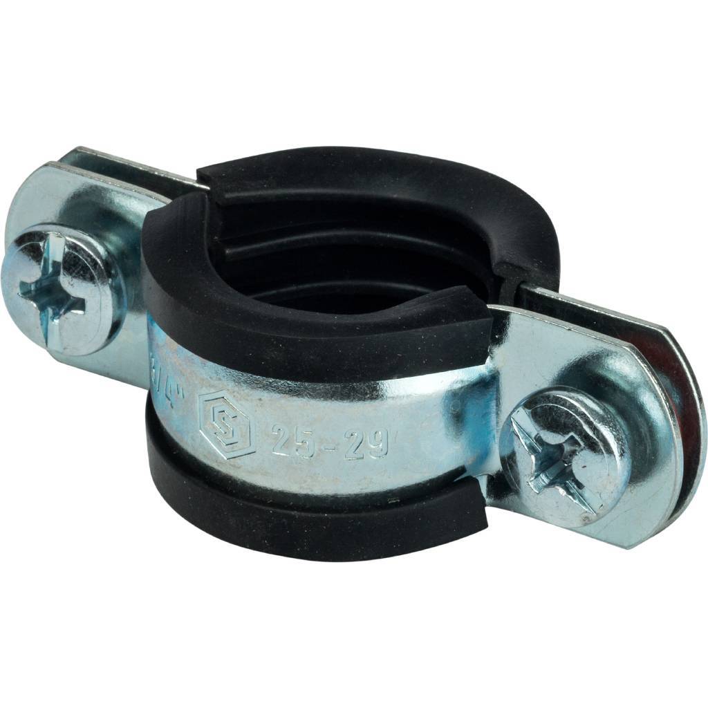 Хомут для труб с гайкой STOUT 3/4 (25-29)
