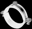 Хомут для труб  2 1/2" с комбинированной гайкой М8-М10