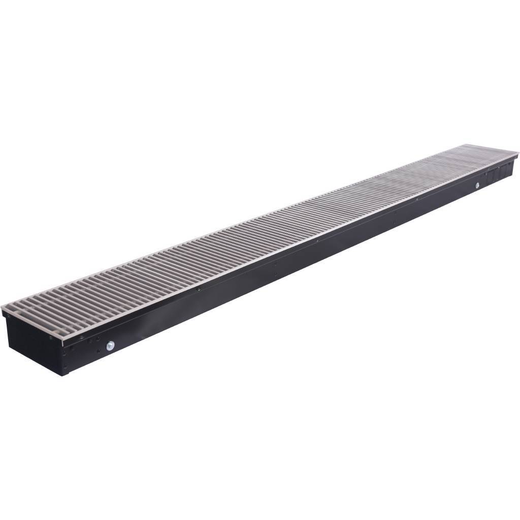 Внутрипольный конвектор STOUT SCN-1100 80х190х1800 (Решётка роликовая) правое подключение