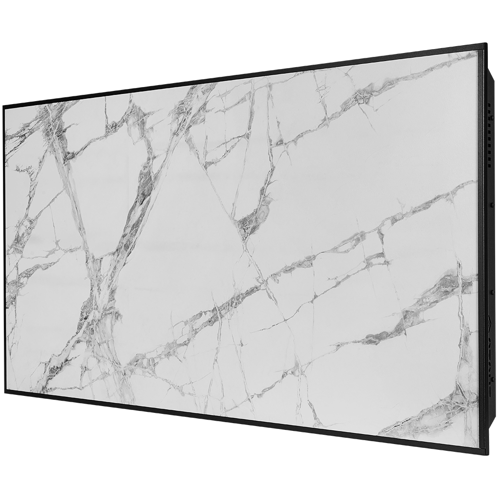STOUT отопительная
панель WHITE STONE SCT 120*60 белый гранит / черный корпус