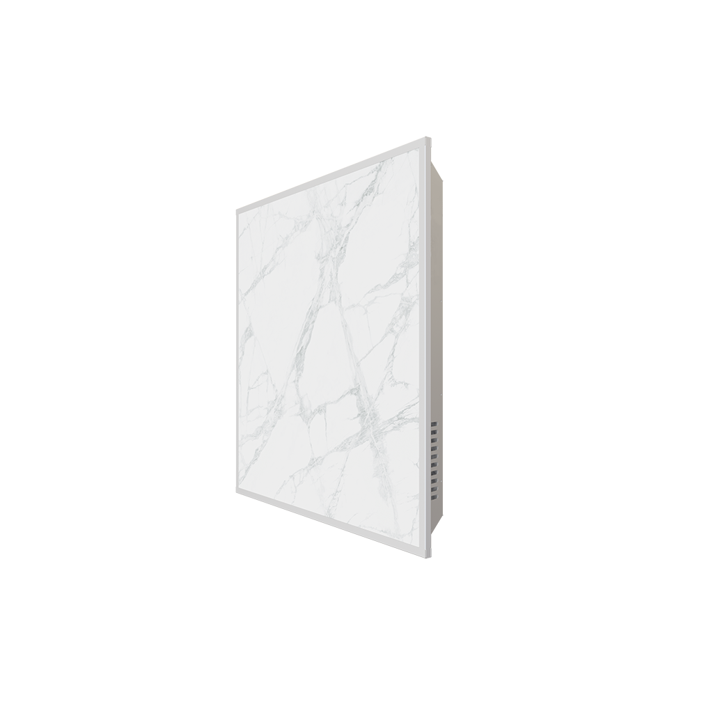 STOUT отопительная
панель WHITE STONE SCT 60*60 белый гранит / белый корпус