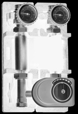 Насосная группа с 3-х ходовым приводным смесителем 3/4" с насосом Grundfos UPSO 15-65 130
