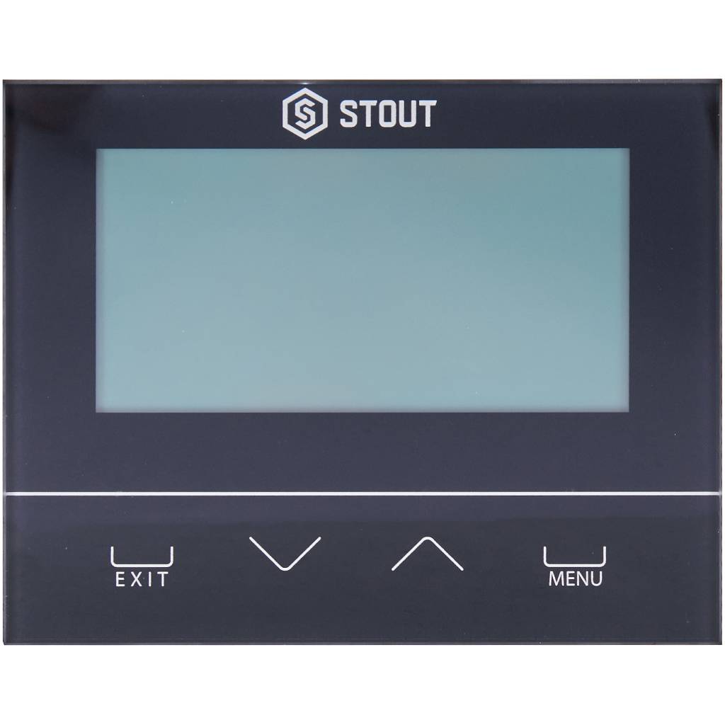 Распродажа: Беспроводной комнатный двухпозиционный регулятор STOUT ST-292v2, черный