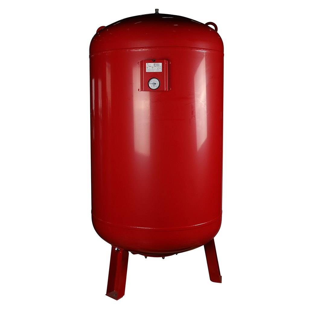Расширительный бак STOUT STH-0006 на отопление 1000 л (цвет красный)