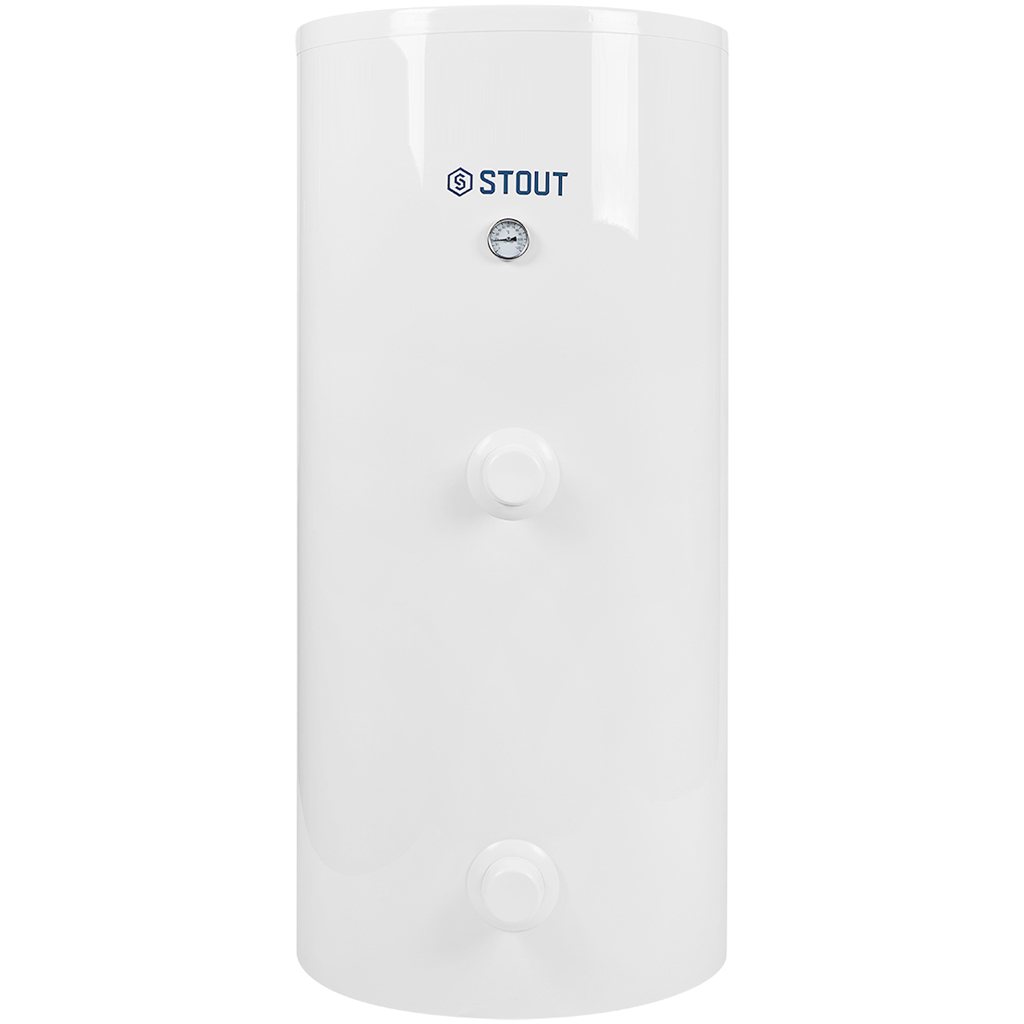 SWH-2110-200300 STOUT OptiBase бойлер косвенного нагрева напольный 300 л, 55+38 кВт, с возм. уст. ТЭН, два теплообменника