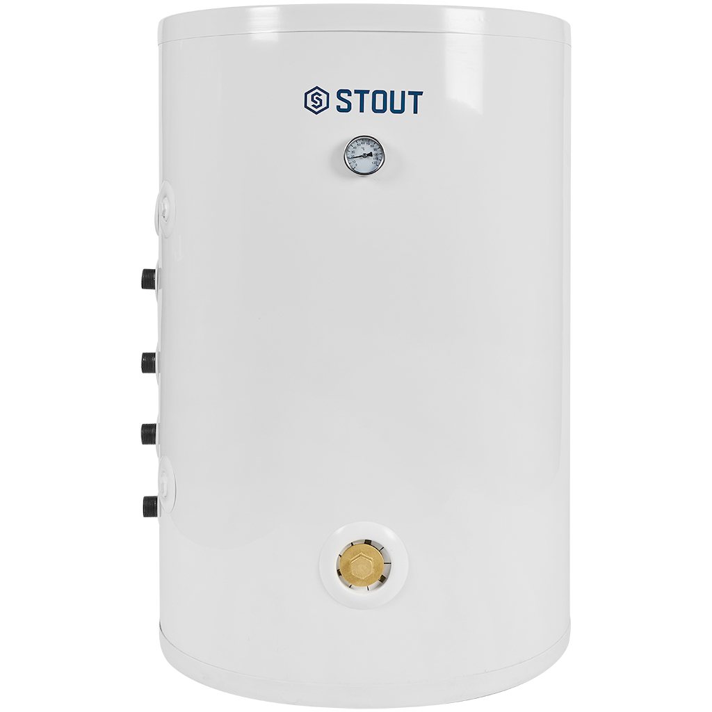 SWH-2210-L00150 STOUT OptiBase бойлер косвенного нагрева настенный 150 л, 31 кВт, с возм. уст. ТЭН, левое подключение